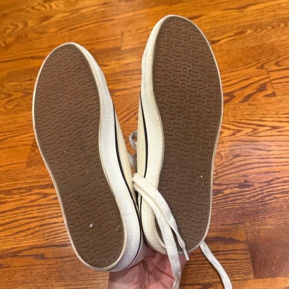 ISABEL MARANT Benkeen High Top Sneaker Cream Black Logo Size 5.5 EUC - Picture 6 of 11